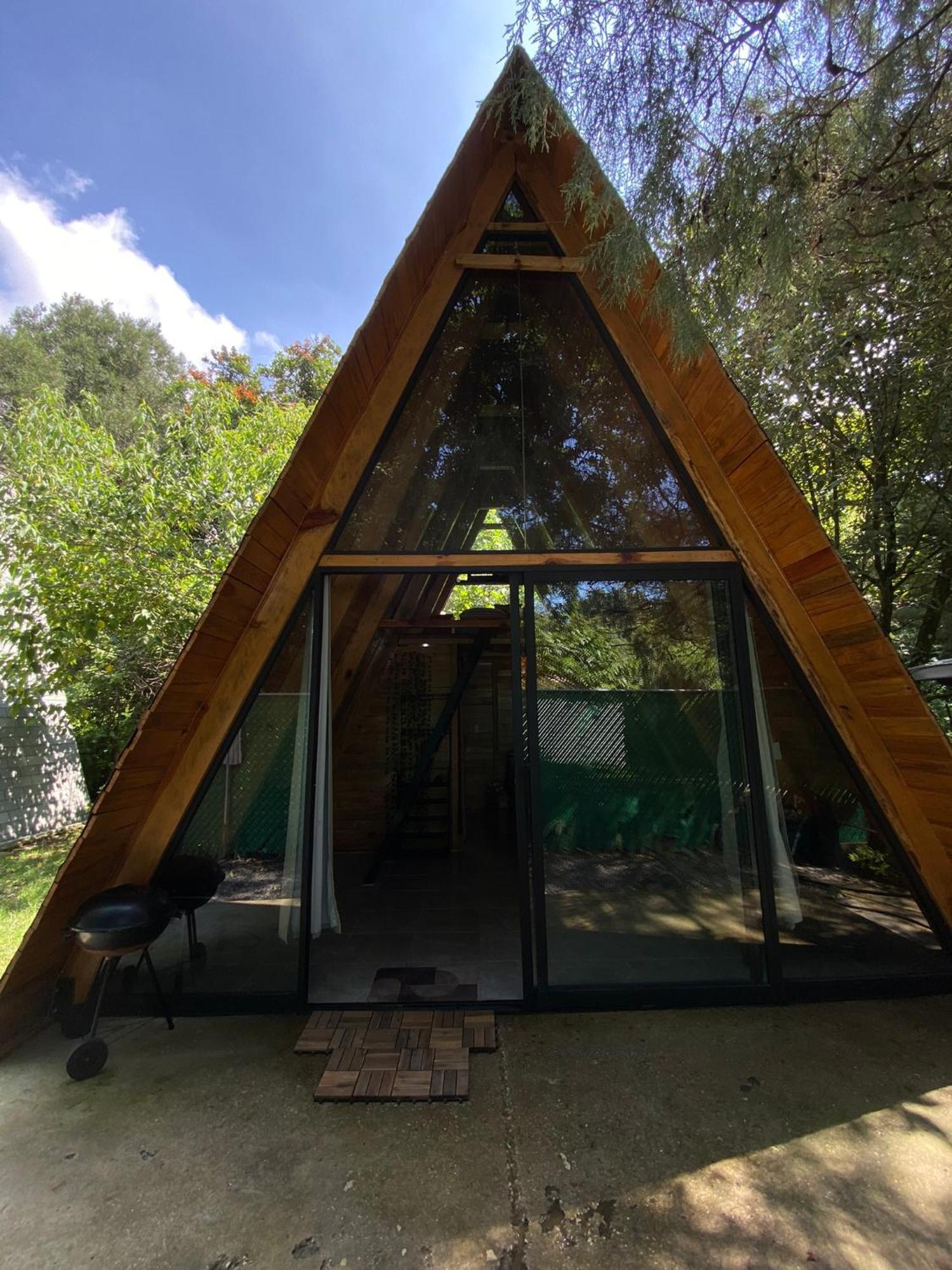 Cabanas Alpina, Romantica Y Acogedora A 10 Minutos Del Centro Tepoztlán Kültér fotó